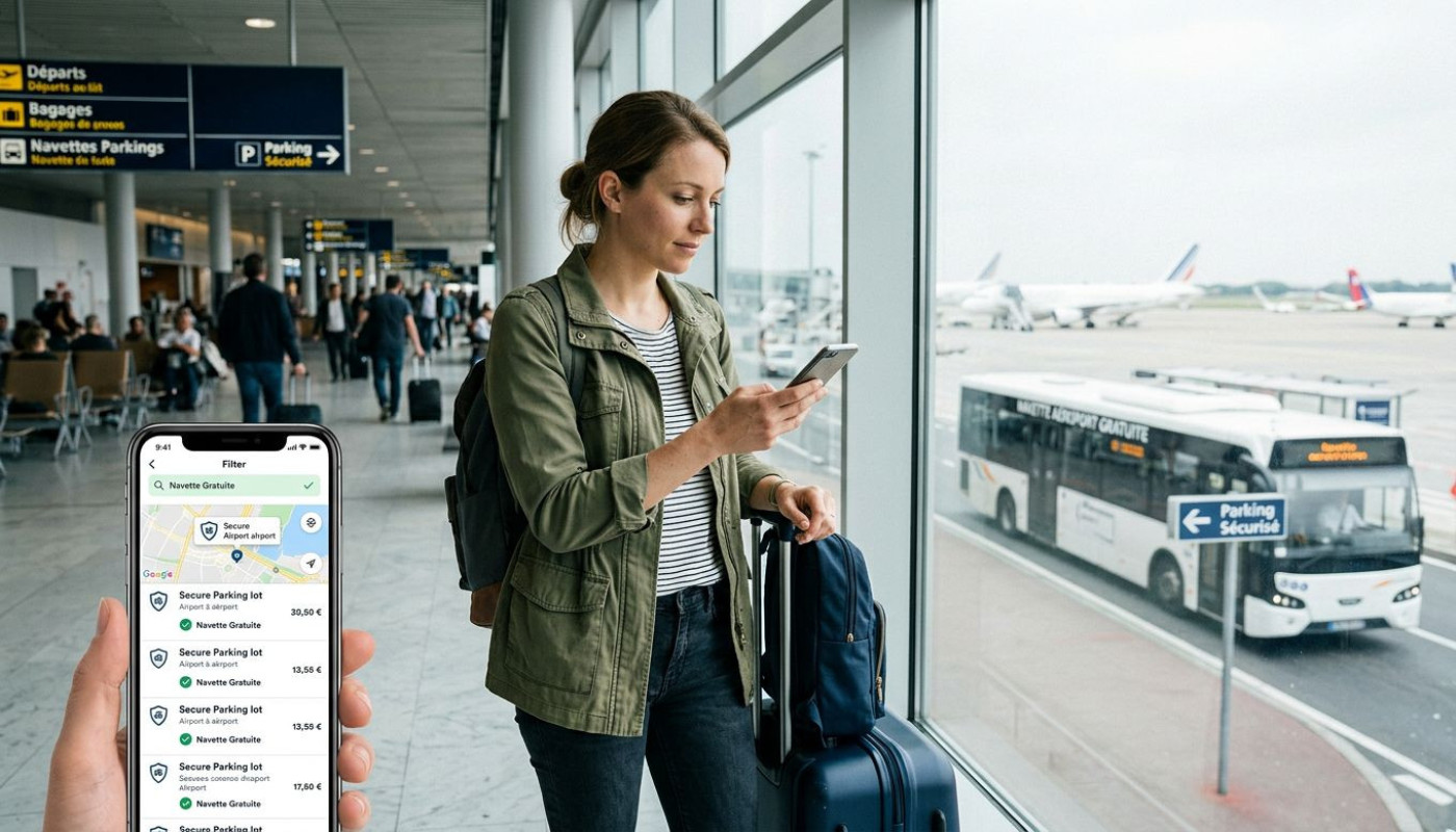 Comment choisir un parking sécurisé près de l'aéroport avec navette gratuite ?